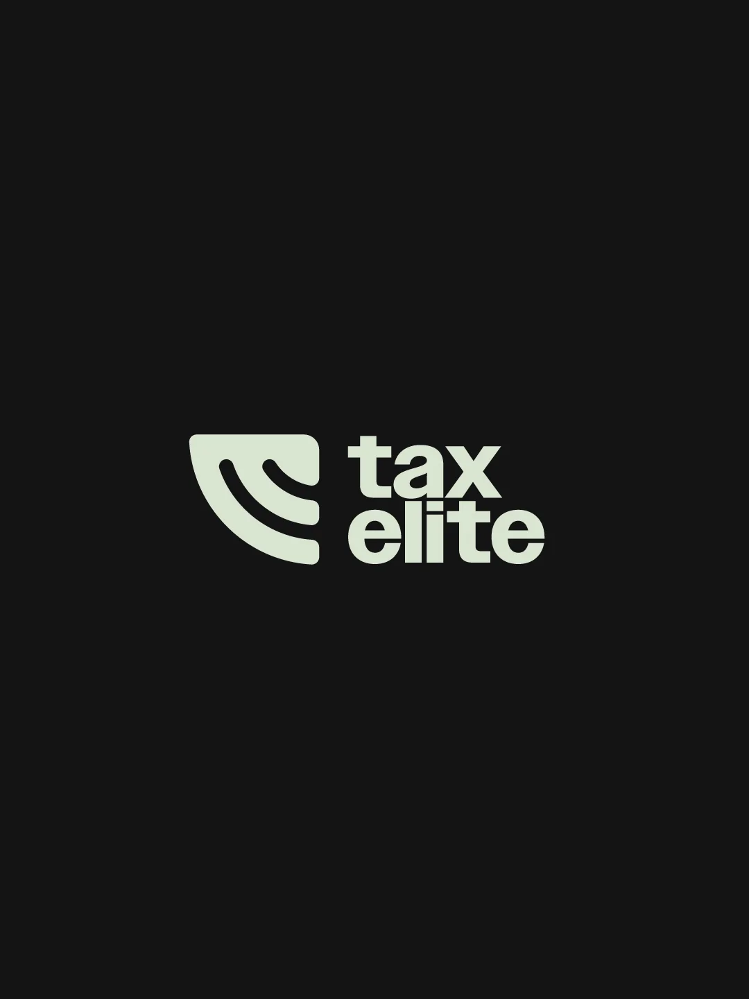 taxelite Logo auf Schwarz